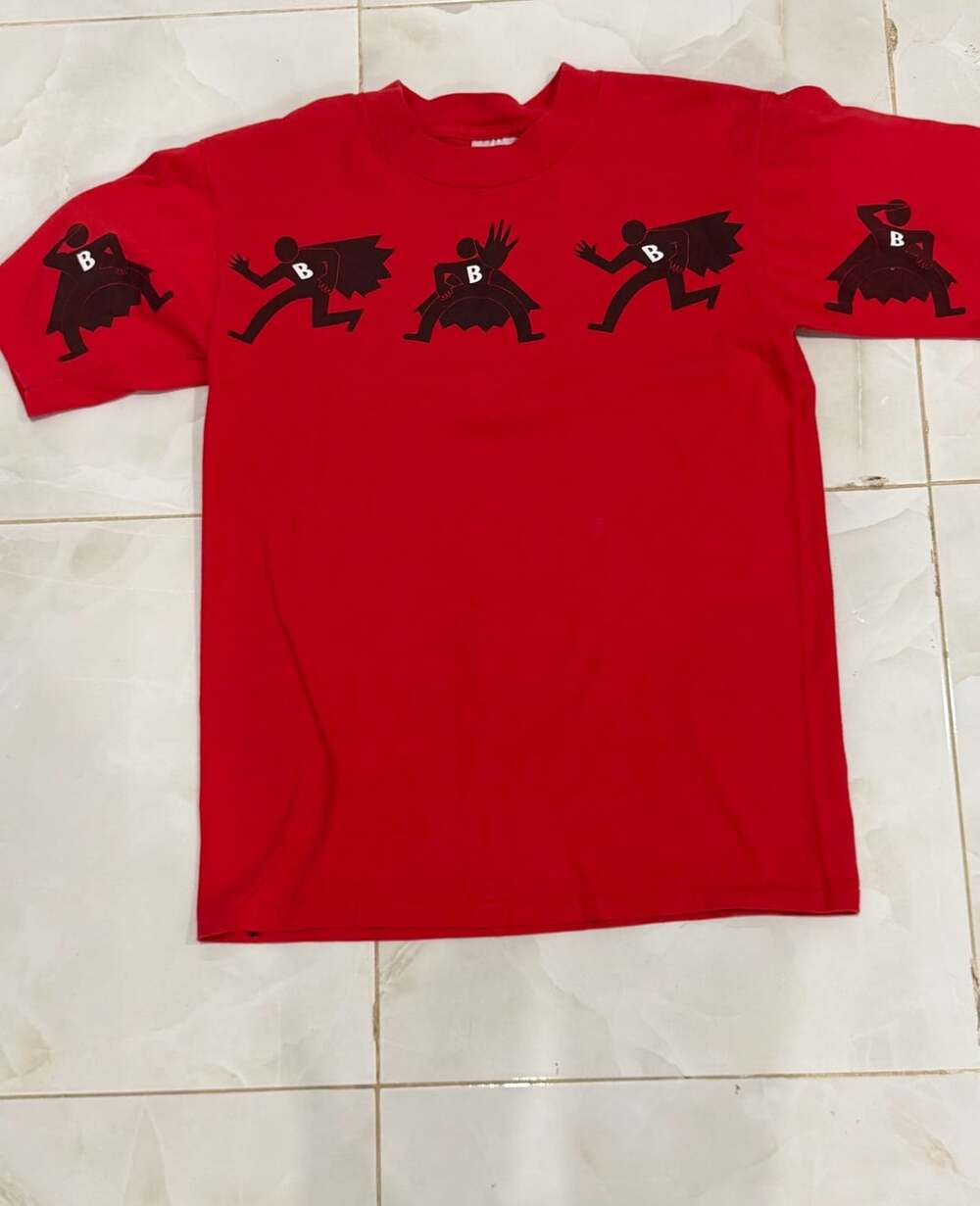 Vintage 1994 Damon Wayans Blankman Movie Promo Red Graphic T-Shirt